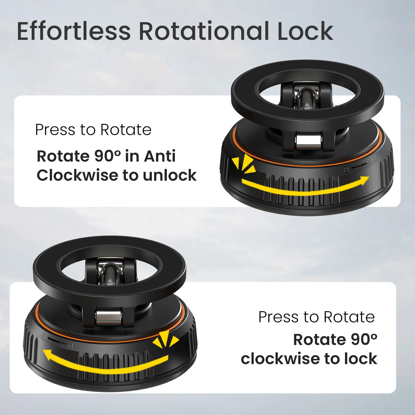 Hold Y – Magnetic Phone Holder with 360° Adjustable Viewing - Image 4