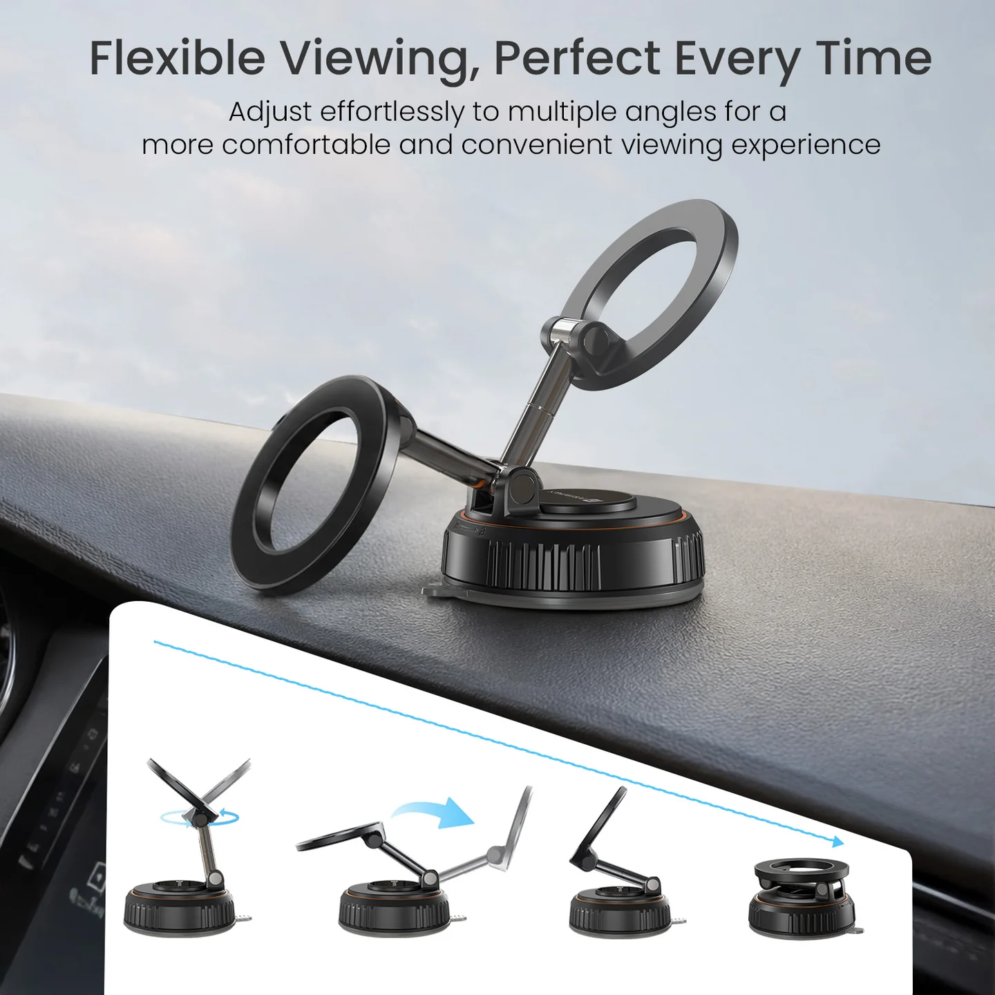 Hold Y – Magnetic Phone Holder with 360° Adjustable Viewing - Image 5